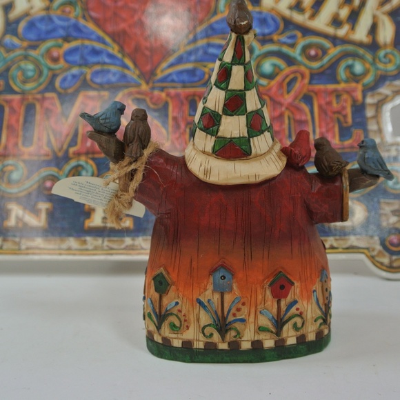 Jim Shore Heartwood Creek Santa with Birds - Picture 2 of 3
